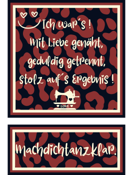 Bügelbild Kinky Classic Leo